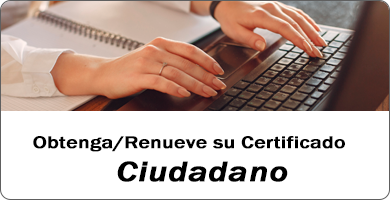 Obtenga/Renueve su Certificado de Ciudadano